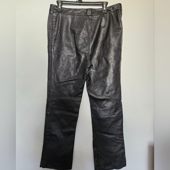 Vintage 90s Bovines Genuine Leather Pants - Picture 4 of 9